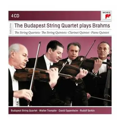 4CD/Box Set Johannes Brahms: The Budapest Quartet Plays Brahms