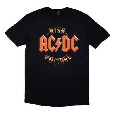 Ac/dc Unisex T-shirt: High Voltage Rnr (back Print) (xxx-large) XXXL