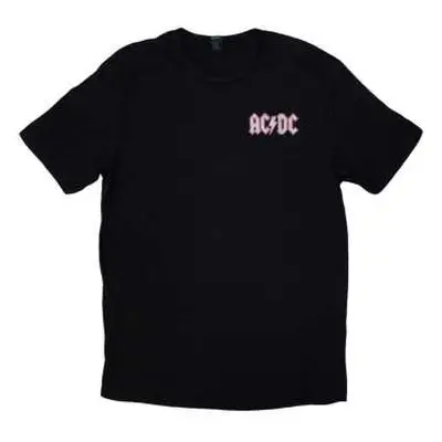 Ac/dc Unisex T-shirt: Mini Logo / Dirty Deeds (back Print) (xx-large) XXL