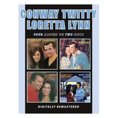 2CD Conway Twitty & Loretta Lynn: Four Albums On Two Discs