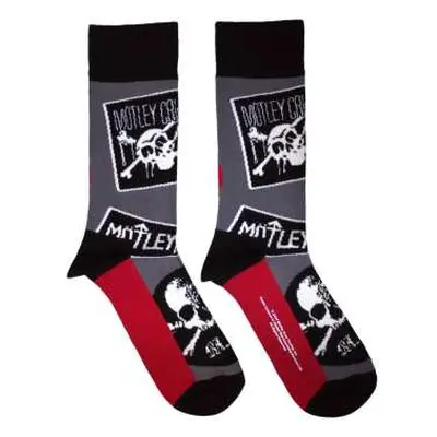 Motley Crue Unisex Ankle Socks: Logos (uk Size 7 - 11) 42 - 47