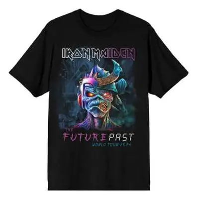 Iron Maiden Unisex T-shirt: The Future Past World Tour '24 (small) S