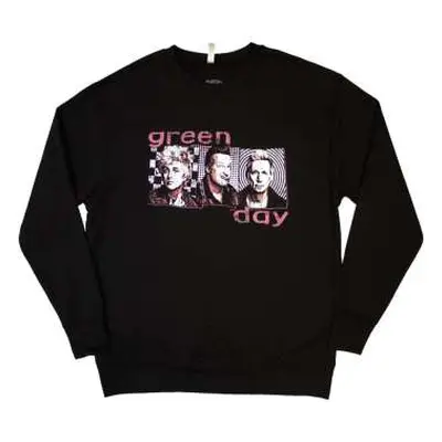 Green Day Unisex Sweatshirt: 80's Summer Photo (large) L