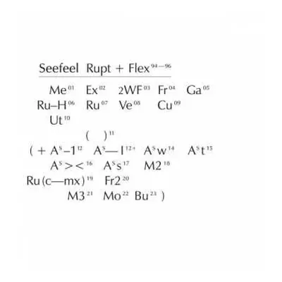 4CD/Box Set Seefeel: Rupt + Flex 94 — 96