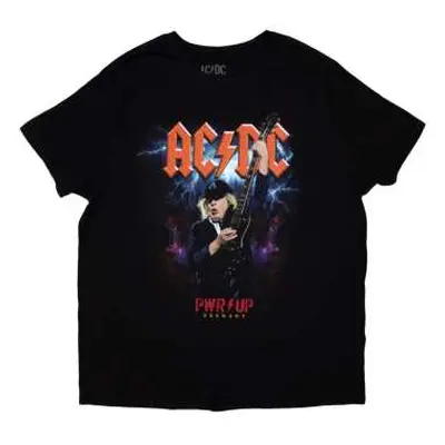 Ac/dc Unisex T-shirt: Pwr-up Germany Eu Tour '24 (back Print & Ex-tour) (xxx-large) XXXL