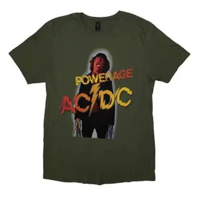 Ac/dc Unisex T-shirt: Powerage (medium) M