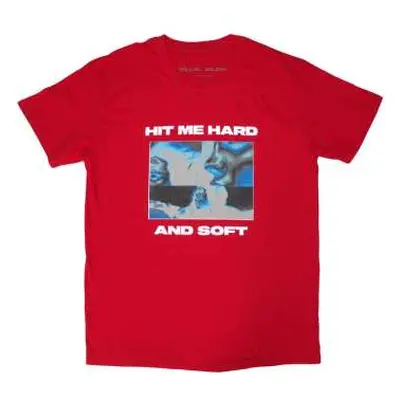 Billie Eilish Unisex T-shirt: Hit Me Hard And Soft Negative (medium) M