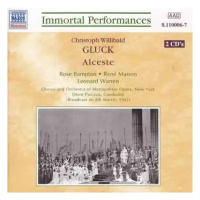 2CD Christoph Willibald Gluck: Alceste