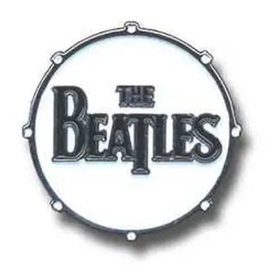 The Beatles Pin Badge: Drum Drop T Logo