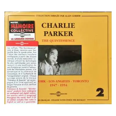 2CD Charlie Parker: New York - Los Angeles - Toronto 1947 - 1954 Vol.2