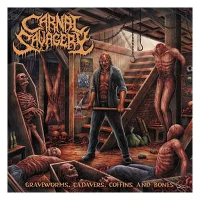 LP Carnal Savagery: Graveworms, Cadavers, Coffins And Bones