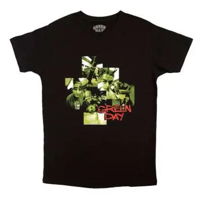 Green Day Unisex T-shirt: Photo Montage (small) S