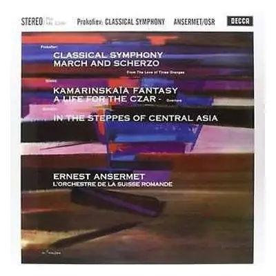 LP Sergei Prokofiev: Classical Symphony / March And Scherzo / Kamarinskaïa Fantasy / A Life For 