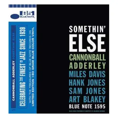 LP Cannonball Adderley: Somethin' Else CLR | LTD