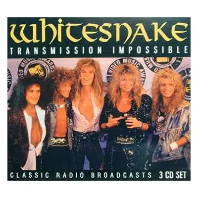 3CD Whitesnake: Transmission Impossible - Classic Radio Broadcasts