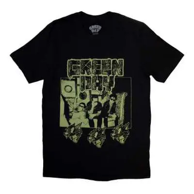 Green Day Unisex T-shirt: Rev Radio (large) L