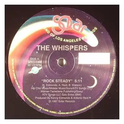 LP The Whispers: Rock Steady / It's A Love Thing