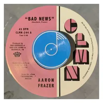 SP Aaron Frazer: Bad News / Done Lyin' CLR | LTD