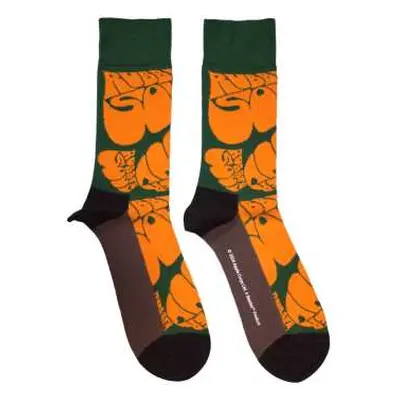 The Beatles Unisex Ankle Socks: Rubber Soul Text Repeat (uk Size 7 - 11) 42 - 47