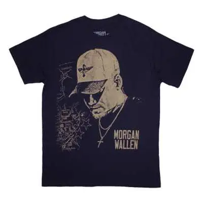 Morgan Wallen Unisex T-shirt: Cap (large) L