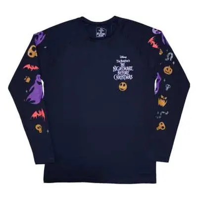 The Nightmare Before Christmas Unisex Long Sleeve T-shirt: Ghouls (embellished) (xx-large) XXL