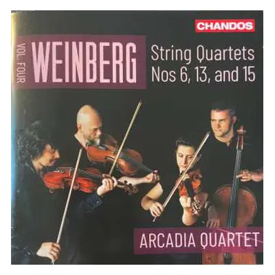 CD Mieczysław Weinberg: String Quartets Nos 6, 13, And 15 (Vol. Four)