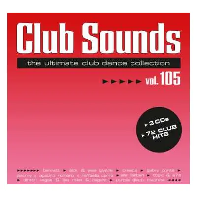 3CD Various: Club Sounds Vol. 105