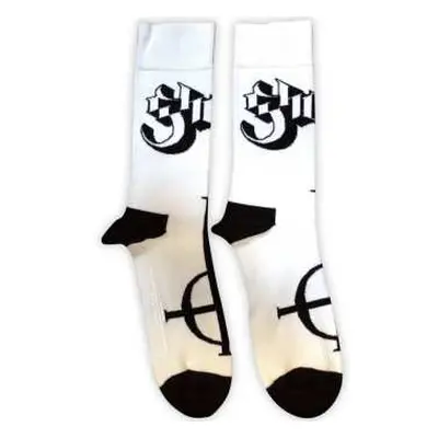 Ghost Unisex Ankle Socks: Symbol Mono (uk Size 7 - 11) 42 - 47