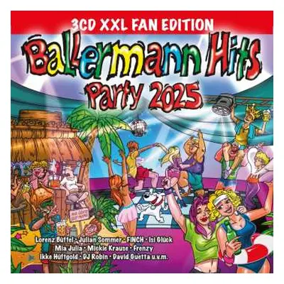 3CD Various: Ballermann Hits Party 2025 (xxl Fan Edition)