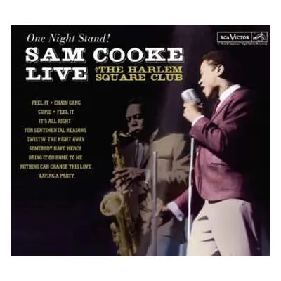 CD Sam Cooke: One Night Stand! Sam Cooke Live At The Harlem Square Club