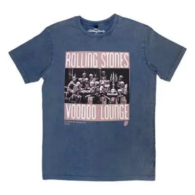 The Rolling Stones Unisex Stone Wash T-shirt: Voodoo Skulls (x-large) XL