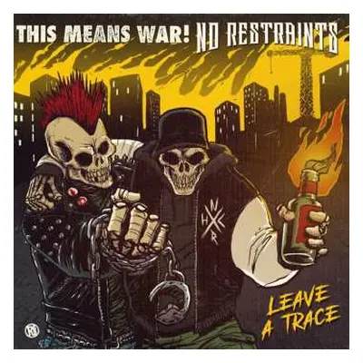 LP This Means War!: Leave A Trace (split Album) (translite Orange Viny