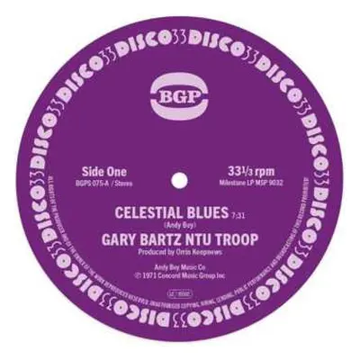 SP Gary Bartz NTU Troop: Celestial Blues / Gentle Smiles