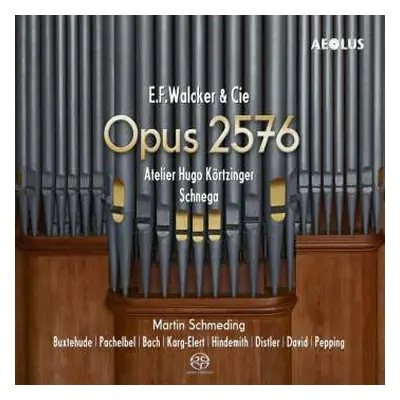 2SACD Various: Martin Schmeding - Opus 2576