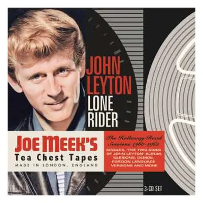 3CD/Box Set John Leyton: Lone Rider (The Holloway Road Sessions 1960-1962)