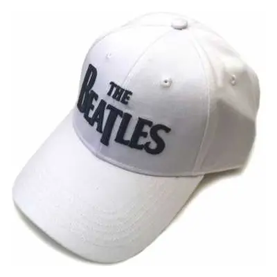 The Beatles Unisex Baseball Cap: Black Drop T Logo (white)