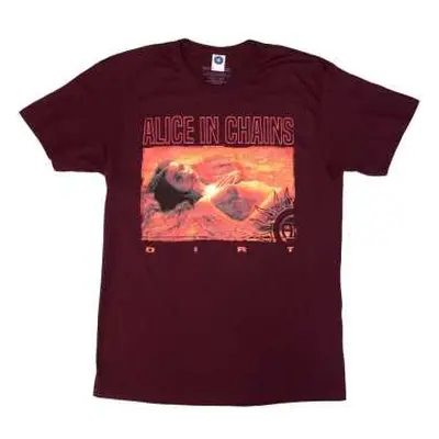 Alice In Chains Unisex T-shirt: Dirt Orange (small) S