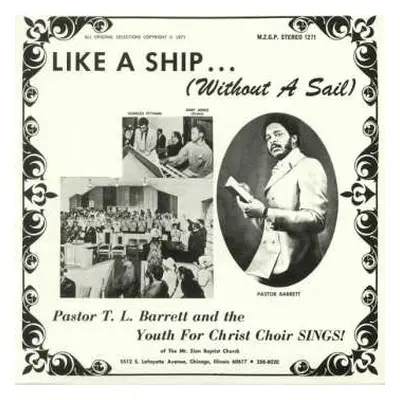 LP Pastor T. L. Barrett: Like A Ship... (Without A Sail) CLR | LTD