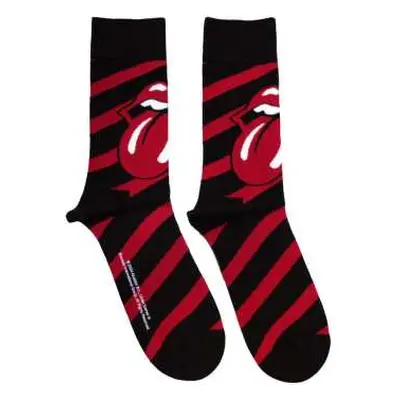 The Rolling Stones Unisex Ankle Socks: Stripes (uk Size 7 - 11) 42 - 47