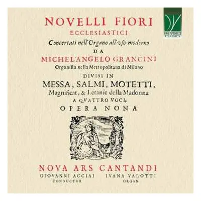 CD Nova Ars Cantandi: Novelli Fiori Ecclesiastici