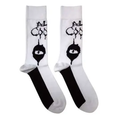 Alice Cooper Unisex Ankle Socks: Eyes (uk Size 7 - 11) 42 - 47