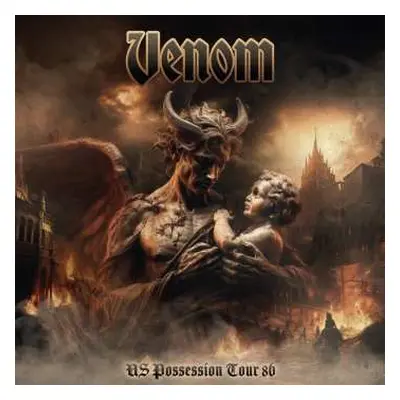 LP Venom: U.s. Possession Tour 86 (black W/ Red Splatter Vinyl)