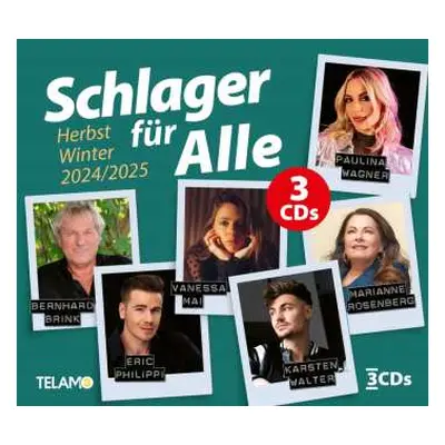 3CD Various: Schlager Für Alle - Herbst/Winter 2024/2025