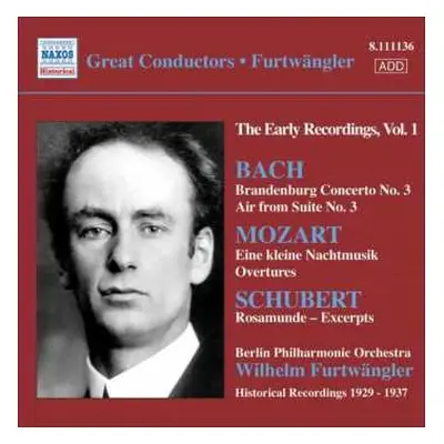 CD Johann Sebastian Bach: The Early Recordings, Vol. 1