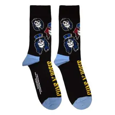 Guns N' Roses Unisex Ankle Socks: Skulls Band (uk Size 7 - 11) 42 - 47