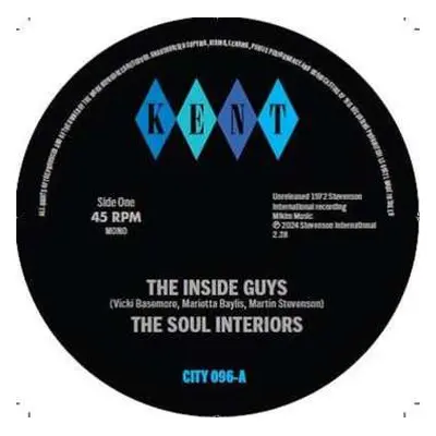 LP The Soul Interiors: The Inside Guys / My Friend Heartaches