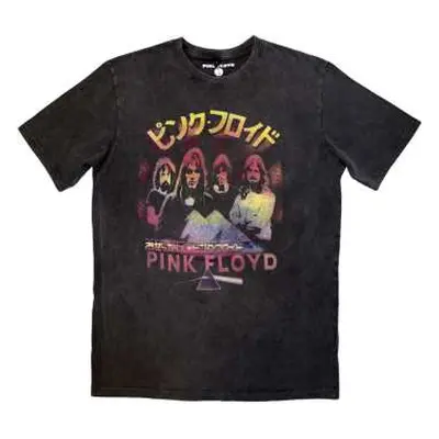 Pink Floyd Unisex Stone Wash T-shirt: Japan Poster (large) L