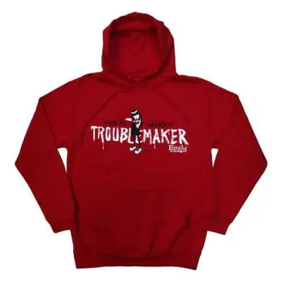 Emily The Strange Unisex Pullover Hoodie: Troublemaker (large) L