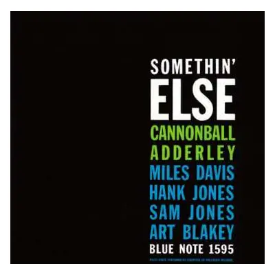 CD Cannonball Adderley: Somethin' Else LTD