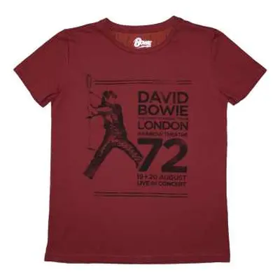 David Bowie Ladies T-shirt: Rainbow Theatre (medium) M